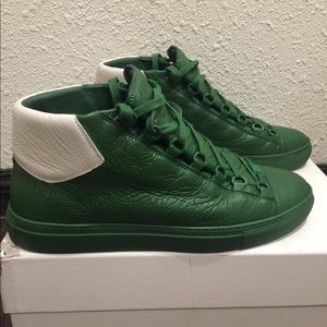Balenciaga Shoes - Balenciaga Arenas high top (Green) Size 42 Balenciaga Shoes - Balenciaga Arenas high top (Green) Size 42
